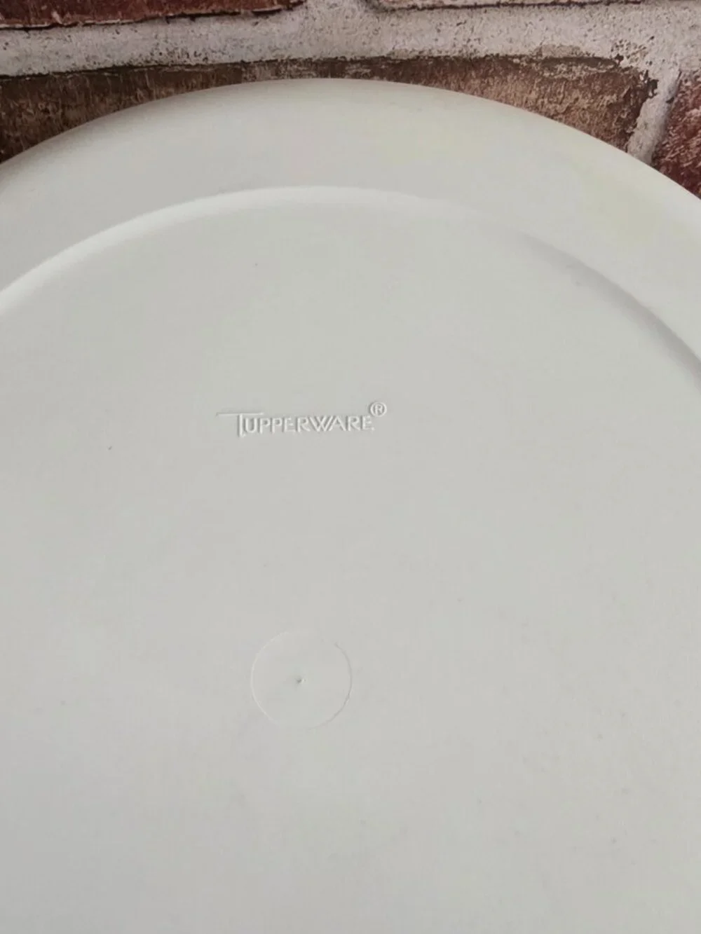 Vintage Tupperware Vegetable, Serving Tray with Lid, Chips and Dip